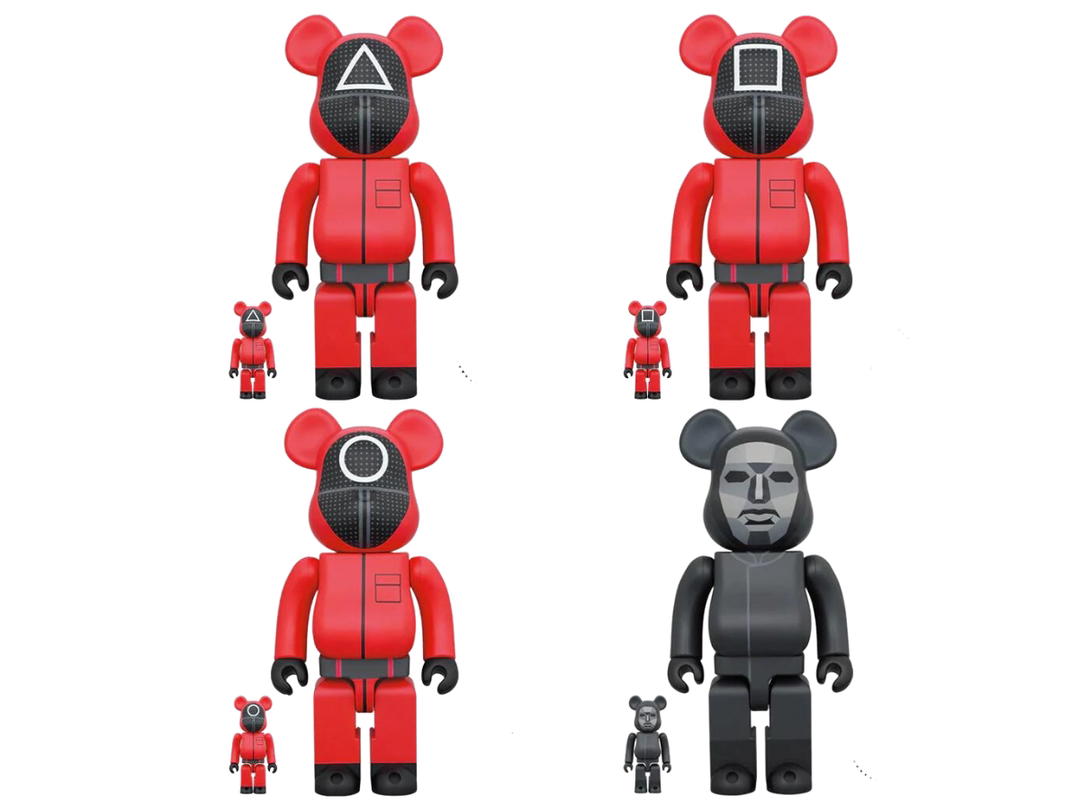 Medicom Toy BE@RBRICK x Squid Game 100% + 400% Set of 8 Pieces