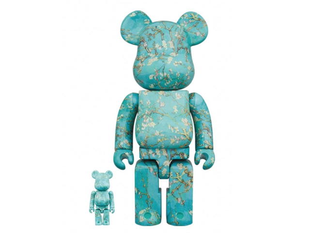 Medicom Toy BE@RBRICK X Van Gogh Museum(R) Van Gogh "Almond Blossom" 400% + 100% - view 1