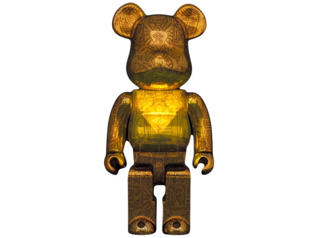 Medicom Toy BE@RBRICK X Yu-Gi-Oh! Duel Monsters Millennium Puzzle (Light-up Function) 400% - view 2