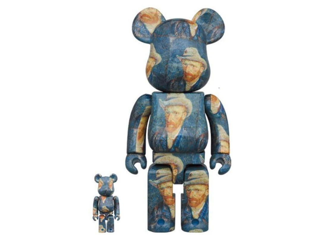 Medicom Toy BE@RBRICK Van Gogh Museum Self Portrait Set 400% + 100%