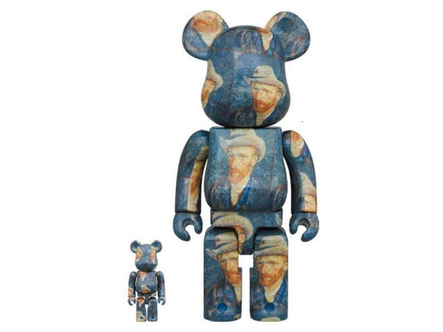 Medicom Toy BE@RBRICK Van Gogh Museum Self Portrait Set 400% + 100% - view 1