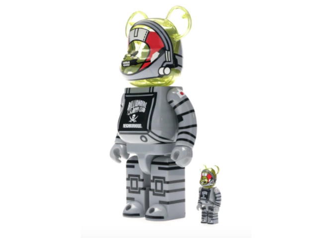 Medicom Toy Bearbrick x Billionaire Boys Club x Neighborhood Set White/Black 400% + 100% - view 3