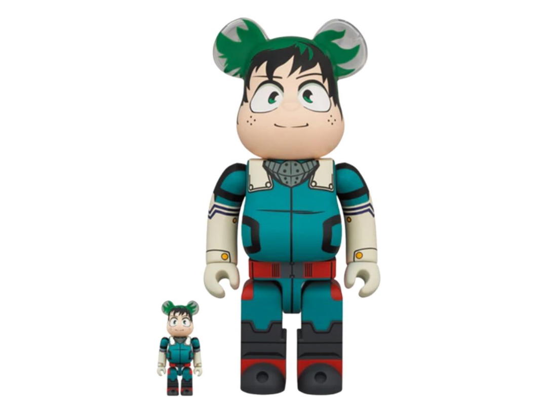 Medicom Toy BEARBRICK x My Hero Academia Izuku Midoriya set 400% + 100%