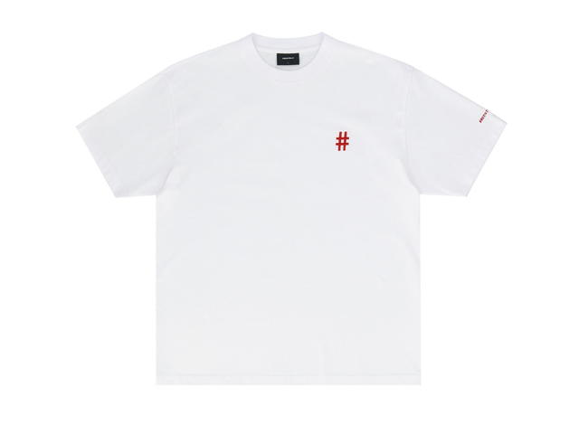 Beentrill Beentrill Hashtag Standard Short Sleeve T-shirt Off White - view 1