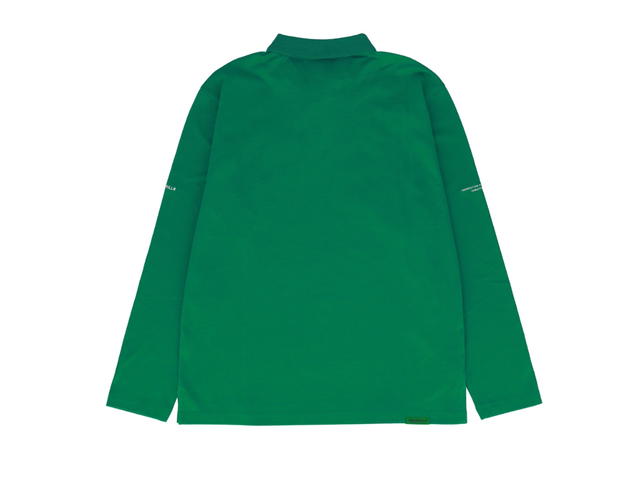 Beentrill Beentrill Essential Regular Fit Long Sleeve Pique Collar T-shirt Green - view 2