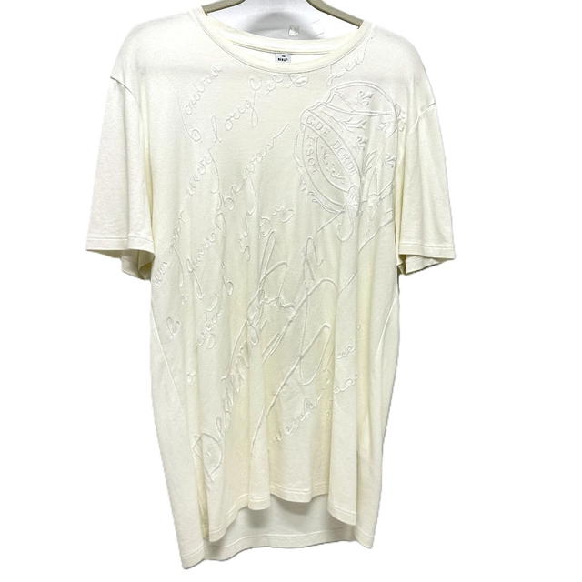 Berluti Berluti All-over embroidered scrit T-shirt Apparel Tops Short sleeve T-shirt - view 2
