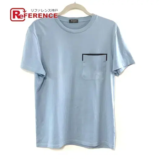 Buy Berluti Apparel T-shirt tops pocket Short sleeve T-shirt cotton blue at Sasom – Authentic and Ready to Ship