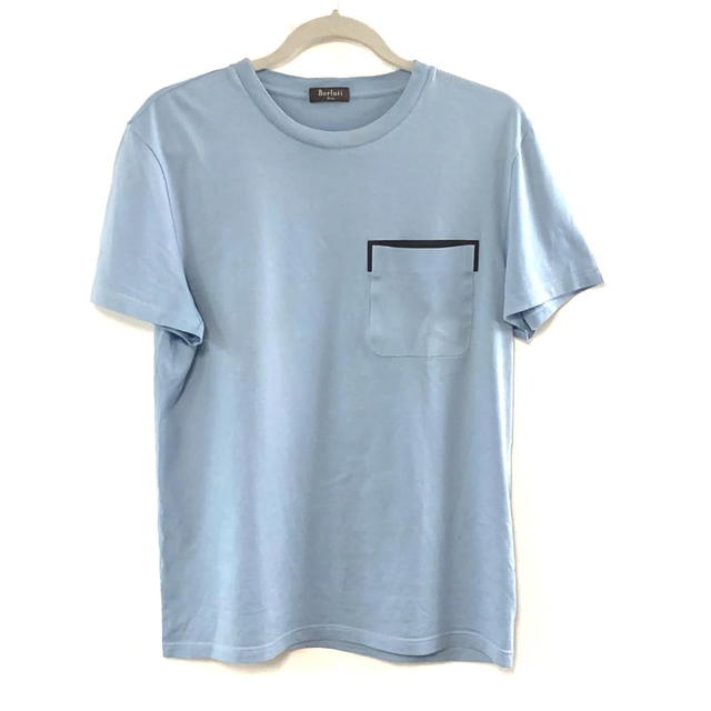 Berluti Berluti Apparel T-shirt tops pocket Short sleeve T-shirt cotton blue - view 2
