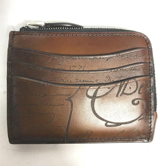 Berluti Berluti Compact Wallet Coin Compartment Calligraphy L-shaped fastener coin purse - view 2