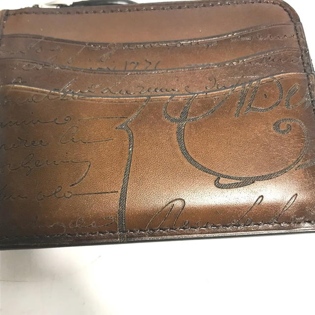 Berluti Berluti Compact Wallet Coin Compartment Calligraphy L-shaped fastener coin purse - view 3