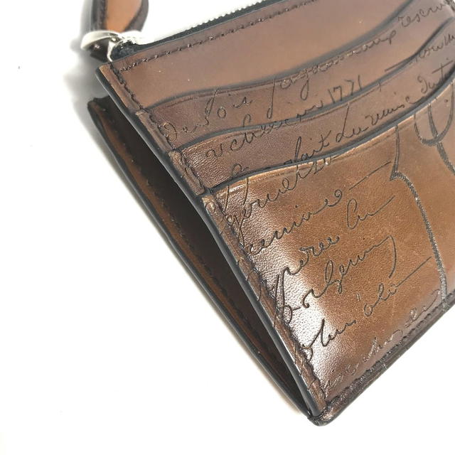 Berluti Berluti Compact Wallet Coin Compartment Calligraphy L-shaped fastener coin purse - view 4