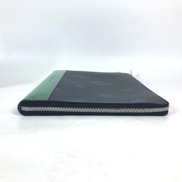 Berluti Berluti L-shaped fastener Nino Logo pouch bag Clutch bag PVC/Leather gray/Green - view 4