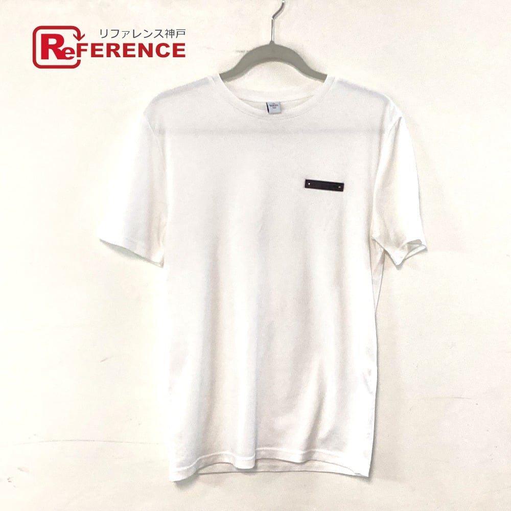 Berluti Berluti Leather Tab T-Shirt Logo apparel tops Short sleeve T-shirt Unused