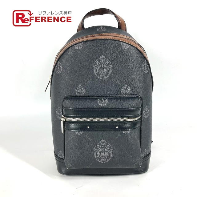 Berluti Berluti logo Bag Cross Shoulder Bag body bag PVC/Leather BlackBased/Gray x Brown - view 1