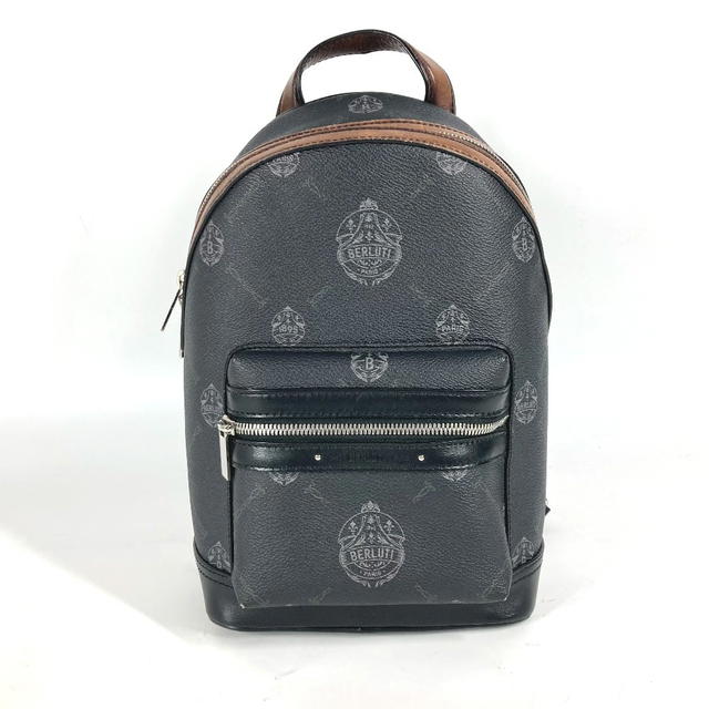 Berluti Berluti logo Bag Cross Shoulder Bag body bag PVC/Leather BlackBased/Gray x Brown - view 2