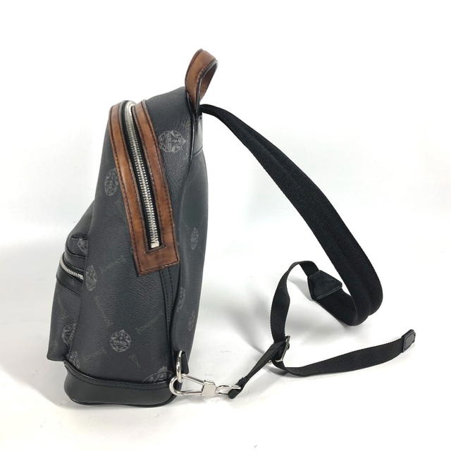 Berluti Berluti logo Bag Cross Shoulder Bag body bag PVC/Leather BlackBased/Gray x Brown - view 4