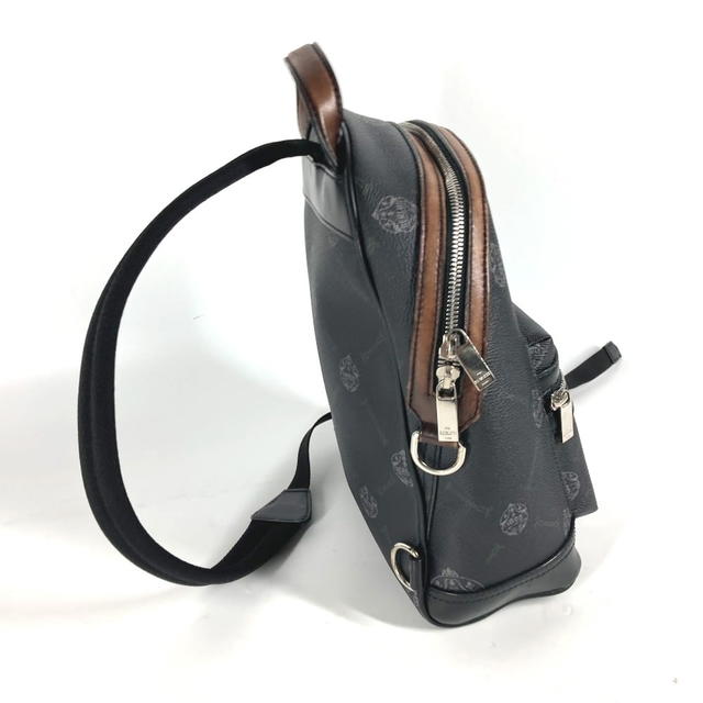 Berluti Berluti logo Bag Cross Shoulder Bag body bag PVC/Leather BlackBased/Gray x Brown - view 5