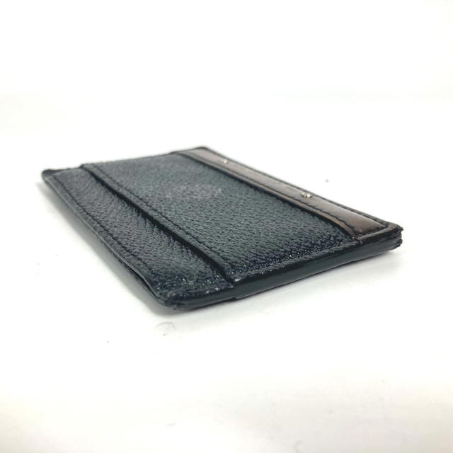 Berluti Berluti logo Business Card Holder Pass Case Card Case Leather/PVC Black - view 5