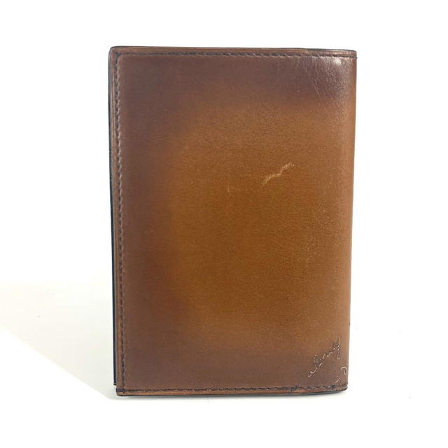Berluti Berluti logo Passport Cover Stationery passport case Leather Brown - view 3