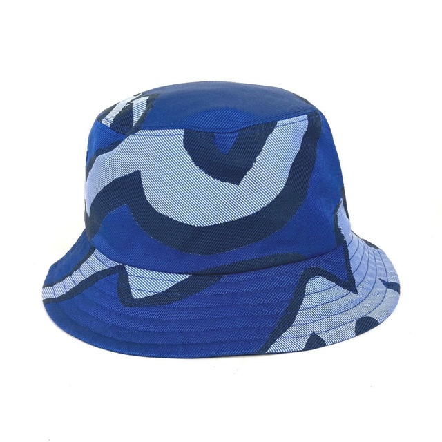 Berluti Berluti Pattern design hat bucket hat bob hat cotton blue Unused - view 3