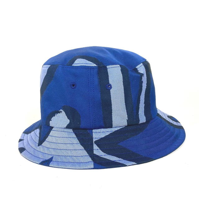 Berluti Berluti Pattern design hat bucket hat bob hat cotton blue Unused - view 4