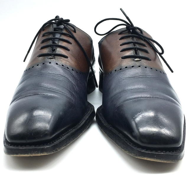 Berluti BERLUTI Punching design Two Tone Patine Luxury Leather Dress Leather shoes - view 2