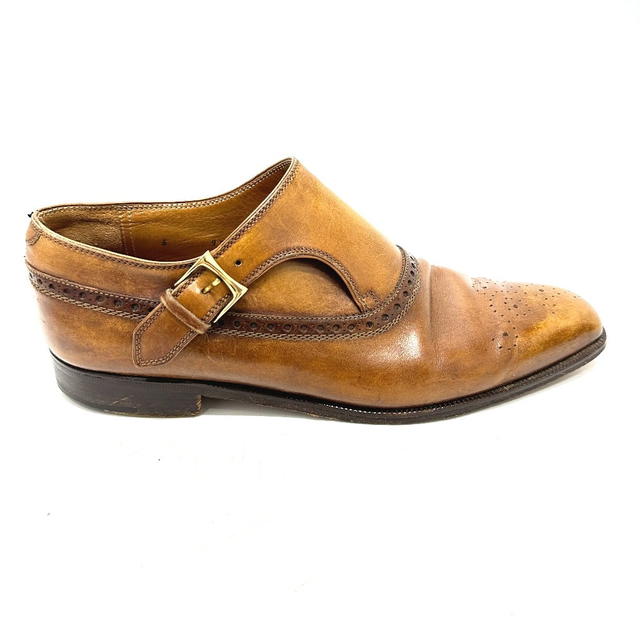 Berluti Berluti Side Single Monk strap Business shoes Leather Brown - view 4