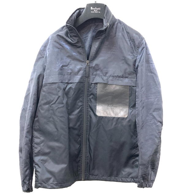 Berluti Berluti tops Calligraphy Zip up Parka Nylon Navy - view 1