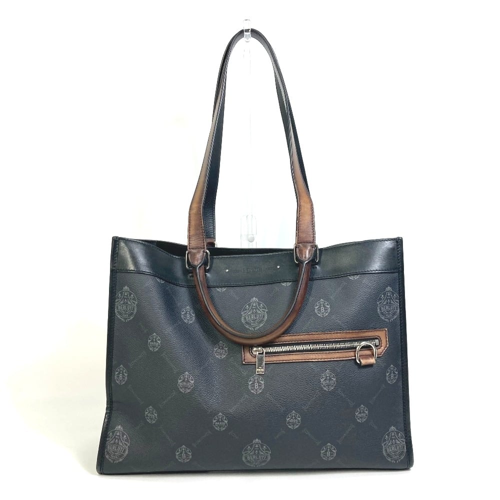 Berluti Berluti Ulysse Small 2WAY Shoulder Bag Tote Bag Canvas/Leather Black