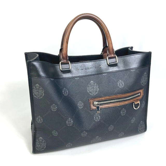 Berluti Berluti Ulysse Small 2WAY Shoulder Bag Tote Bag Canvas/Leather Black - view 3