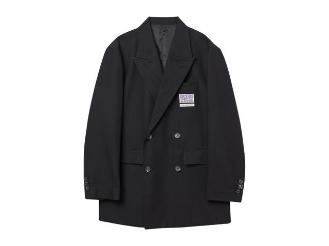 Beyond Closet Beyond Closet [Collection Line] Archive Double-Face Fabric Classic Long Jacket Black - view 1