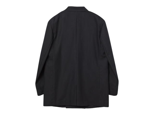 Beyond Closet Beyond Closet [Collection Line] Archive Double-Face Fabric Classic Long Jacket Black - view 2
