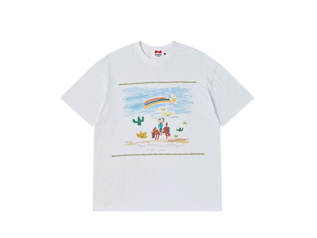 Beyond Closet Beyond Closet N Archive Hand Drawing Vintage Detail T-Shirt White - view 1