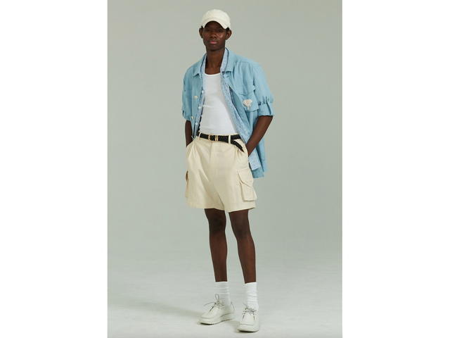 Beyond Closet Beyond Closet N Archive Hand Made Western Detail Linen Jacket Sky Blue - view 3