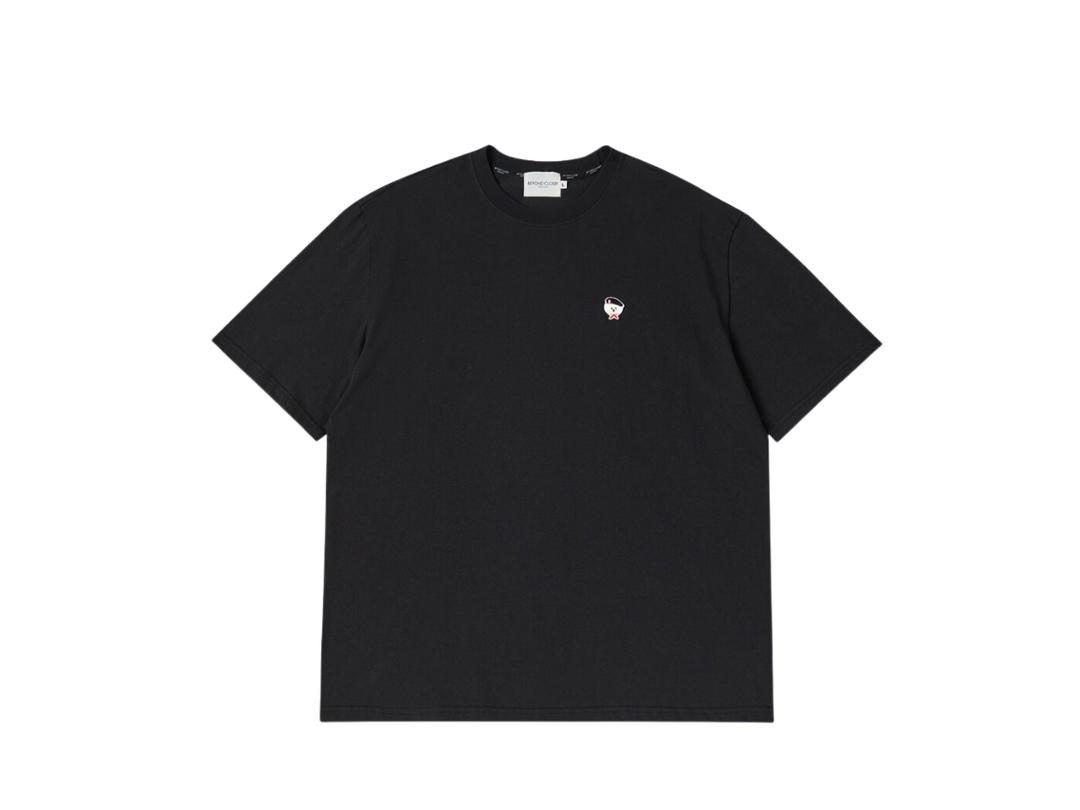 Beyond Closet Beyond Closet New Parisian Soft Cotton T-Shirt Black