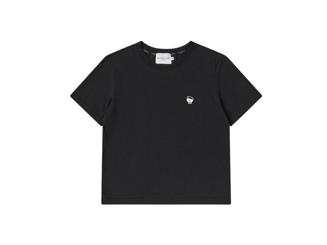 Beyond Closet Beyond Closet [Women'S Edition] New Parisian Soft Cotton T-Shirt Black - view 1