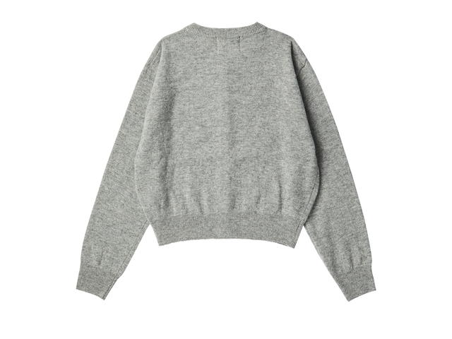 Beyond Closet Beyond Closet [Women'S Edition] Signature Logo Cotton Cardigan Gray - view 2