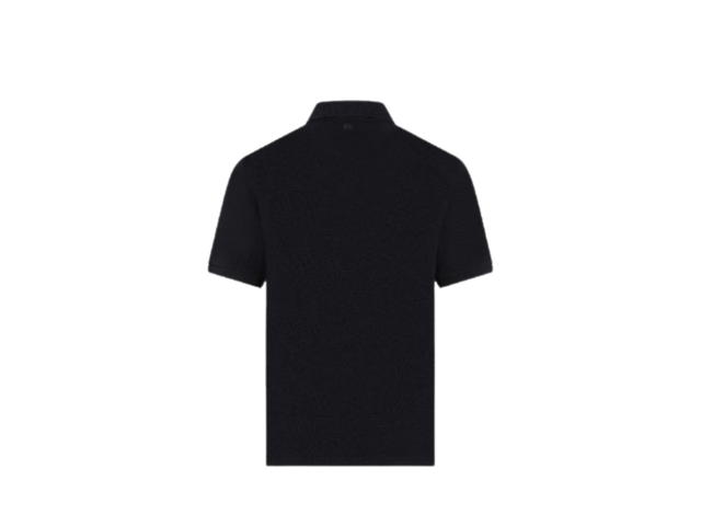 Ami Paris AMI de Coeur Polo Shirt Black - view 2