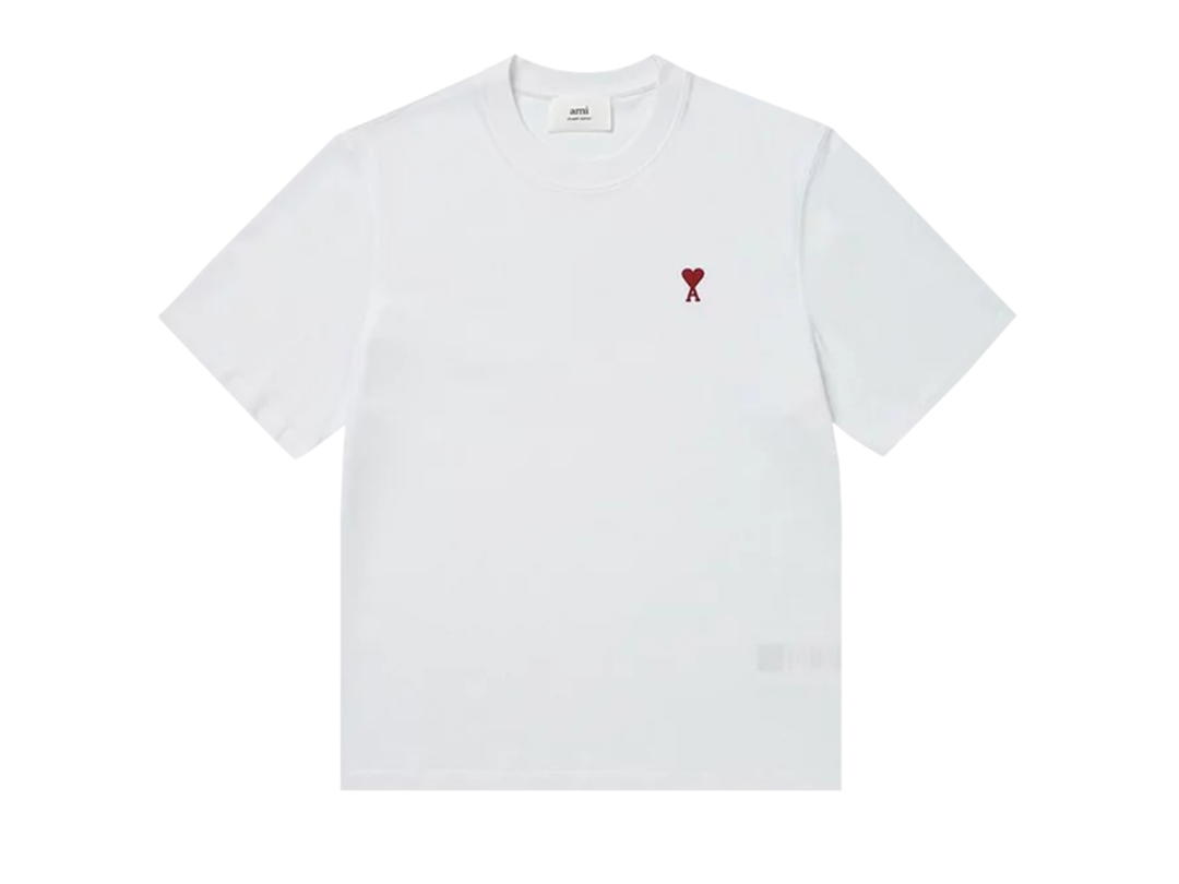 Ami Paris Ami AMI de Coeur Boxy Fit T-Shirt White