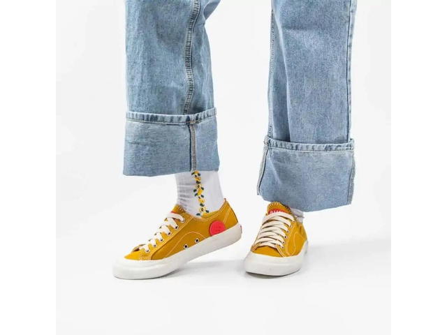 BIKK BIKK "Basic" Mustard Sneakers - view 6