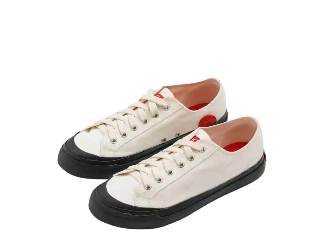 BIKK BIKK "Basic" White-Charcoal Sneakers