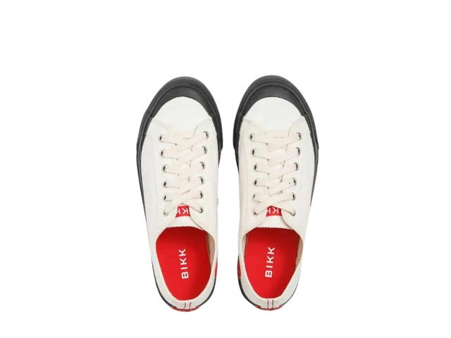BIKK BIKK "Basic" White-Charcoal Sneakers - view 5