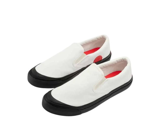 BIKK BIKK "Go" White-Charcoal Slip-On Sneakers - view 1