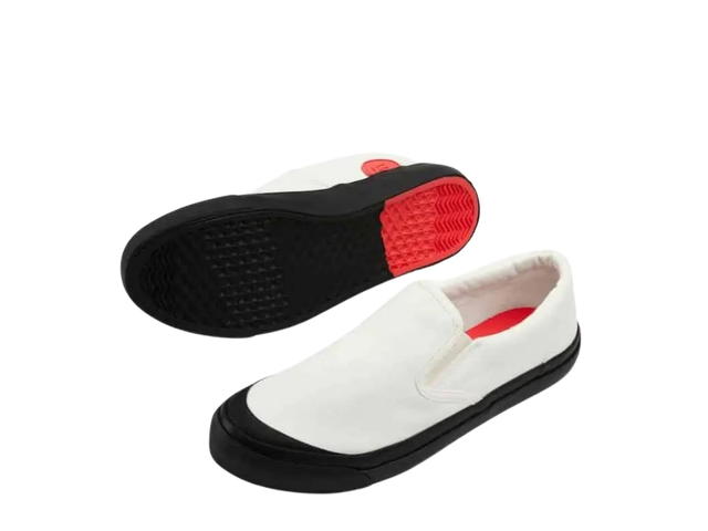 BIKK BIKK "Go" White-Charcoal Slip-On Sneakers - view 3
