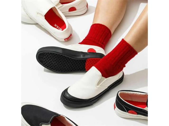 BIKK BIKK "Go" White-Charcoal Slip-On Sneakers - view 6