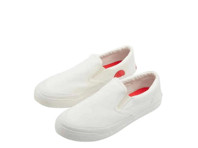 BIKK BIKK "Go" White Slip-On Sneakers - view 1