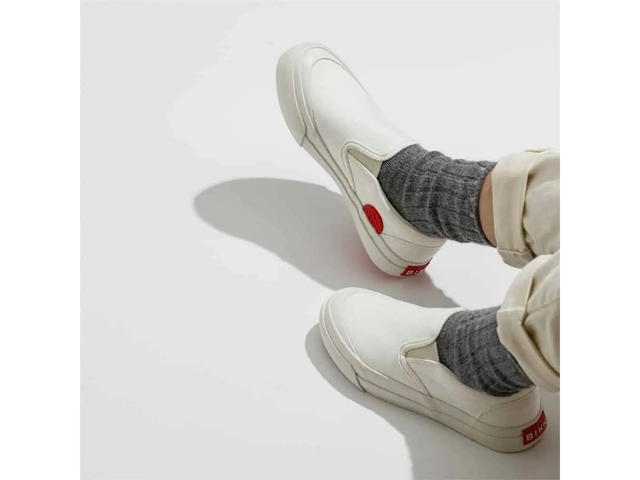 BIKK BIKK "Go" White Slip-On Sneakers - view 6