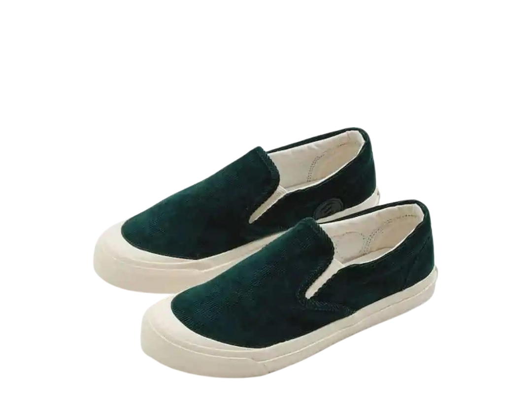 BIKK BIKK "Grow" Green Slip-On Sneakers