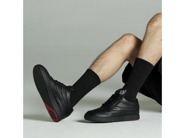 BIKK BIKK "The Fool" Black Leather Sneakers - view 7