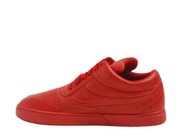 BIKK BIKK "The Fool" Red Leather Sneakers - view 2